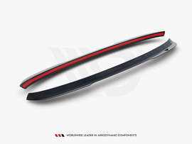 Maxton Design Gloss Black Spoiler Cap Seat Leon Mk 3.5 Cupra St (2017-)