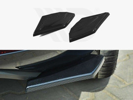 Maxton Design Gloss Black Rear Side Splitters Seat Leon Iii Cupra / Fr