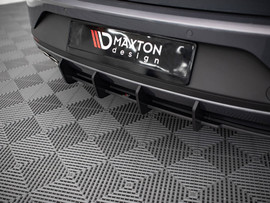 Maxton Design Black Street Pro Rear Diffuser Seat Leon Fr Mk3 (2012-2016)