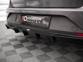 Maxton Design Gloss Black Rear Valance Seat Leon Fr Sportstourer Mk3 (2012-2016)