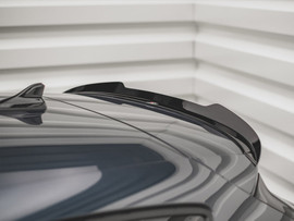 Maxton Design Gloss Black Spoiler Cap Seat Leon Fr Hatchback Mk4 (2020-)