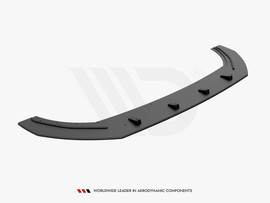 Maxton Design Black Street Pro Front Splitter Seat Leon Fr Mk4 (2020-)