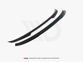 Maxton Design Gloss Black Spoiler Cap Seat Leon Fr St Mk4 (2020-)