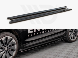 Maxton Design Gloss Black Side Skirts Diffusers Skoda Enyaq 4 (2020-)