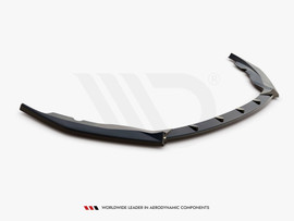 Maxton Design Gloss Black Front Splitter V.1 Skoda Fabia Mk3 (2014-2019)