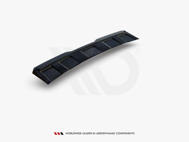 Maxton Design Gloss Black Central Rear Splitter Skoda Kodiaq VRS (2019-)