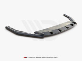 Maxton Design Gloss Black Front Splitter V1 Skoda Octavia Rs Mk4 (2020-)