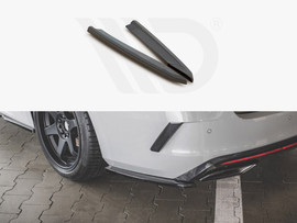 Maxton Design Gloss Black Rear Side Splitters V1 Skoda Octavia Rs Mk4 (2020-)