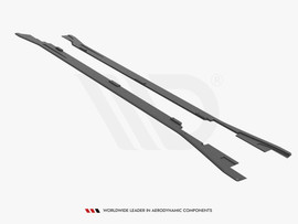 Maxton Design Black Street Pro Side Skirts Diffusers VW Arteon R (2020-)