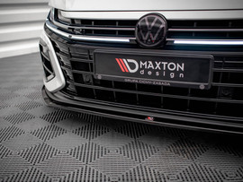 Maxton Design Gloss Black Front Splitter V.3 VW Arteon R (2020-)
