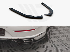 Maxton Design Gloss Black Rear Side Splitters VW Arteon R-Line Facelift (2020-)