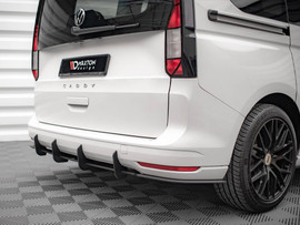 Maxton Design Black Street Pro Rear Diffuser VW Caddy Mk5 (2020-)