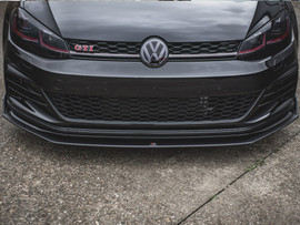 Maxton Design Black Maxton Racing Front Splitter VW Golf Mk7.5 GTI Tcr (2019-2020)