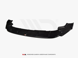 Maxton Design Gloss Black Front Splitter V.1 VW Golf R 7.5 (2017-19)