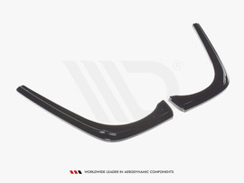 Maxton Design Gloss Black Rear Side Splitters VW Golf 7.5 Estate (2017-20)