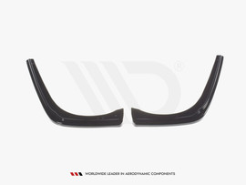 Maxton Design Gloss Black Rear Side Splitters VW Golf 7.5 Estate (2017-20)