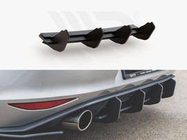 Maxton Design Black Maxton Racing Rear Diffuser V.2 VW Golf Mk 7 GTI 2013-2016