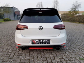 Maxton Design Gloss Black Rear Side Splitters VW Golf Mk7 GTI Clubsport (2016-2017)