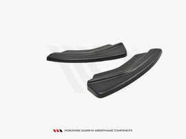 Maxton Design Gloss Black Rear Side Splitters VW Golf 7 GTI (2013-2016)