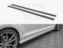 Maxton Design Black Street Pro Side Skirts Diffusers VW Golf R Mk7 (2013-2016)