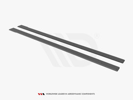 Maxton Design Black Street Pro Side Skirts Diffusers VW Golf R Mk7 (2013-2016)