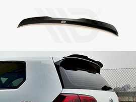 Maxton Design Gloss Black Spoiler Extension VW Golf Mk7 GTI / R