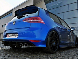 Maxton Design VW Golf 7 R Hatchback Rear Diffuser Rear Side Splitters (2013-2016)