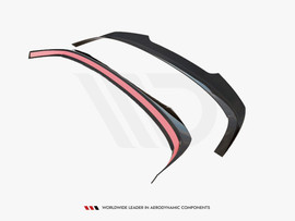 Maxton Design Gloss Black Spoiler Cap V2 VW Golf Mk8 (2020-)