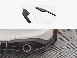 Maxton Design Black Racing Durability Rear Side Splitters VW Golf 8 GTI (2020-)