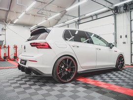 Maxton Design Black Racing Durability Side Skirts Diffusers VW Golf 8 GTI / GTI Clubsport / R-Line (2020-)