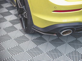 Maxton Design Black Racing Durability Rear Side Splitters VW Golf 8 GTI Clubsport (2020-)