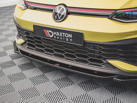 Maxton Design Gloss Black Front Splitter V2 VW Golf 8 GTI Clubsport (2020-)