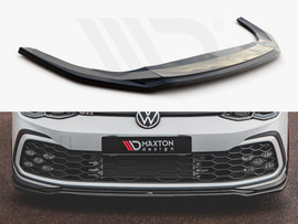 Maxton Design Gloss Black Front Splitter V4 VW Golf 8 GTI / R-Line (2020-)