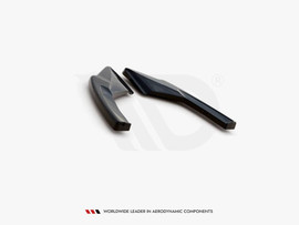 Maxton Design Gloss Black Rear Side Splitters VW Golf Mk8 GTI (2020-)