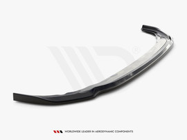 Maxton Design Gloss Black Front Splitter V.6 VW Golf R Mk8 (2020-)