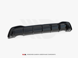 Maxton Design Gloss Black Rear Valance VW Golf Mk8 (2020-)