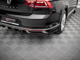 Maxton Design Gloss Black Rear Side Splitters VW Passat B8 Facelift (2019-)