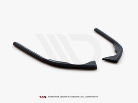 Maxton Design Gloss Black Rear Side Splitters VW Passat B8 Facelift (2019-)