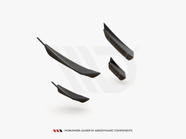 Maxton Design Front Bumper Wings (Canards) VW Polo Mk6 GTI (2017-2021)