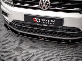 Maxton Design Gloss Black Front Splitter VW Tiguan Mk2 (2015-2020)