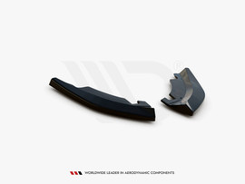 Maxton Design Gloss Black Rear Side Splitters VW T-Roc Mk1 (2017-)