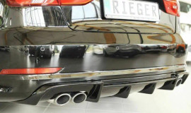 Rieger Rear Diffuser Gloss Black - S3 (8V) Saloon & Cabrio