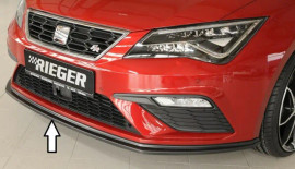 Rieger Front Splitter Satin Black - Leon FR & Cupra (2017+)