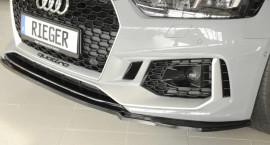 Rieger Front Splitter Gloss Black - RS5 (B9/F5)