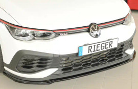Rieger Front Splitter Gloss Black - Golf MK8 GTI Clubsport
