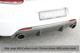 Rieger Rear Diffuser Gloss Black - Scirocco Mk3 R-Line