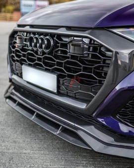 AP Design Carbon Fibre Front Splitter Gloss Twill Carbon - RSQ8