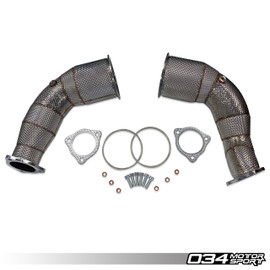 034 Motorsport - High Flow Catted Downpipes (set) - Audi B9 RS5