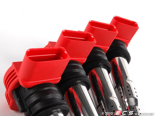 OEM Red 'R8' Ignition Coil Pack Set for 2.0T Vehicles