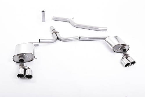 Milltek Exhaust for Audi A5 (B8) 3.0TDI Quattro - Coupe - Quad Polished Tips - New Old Stock